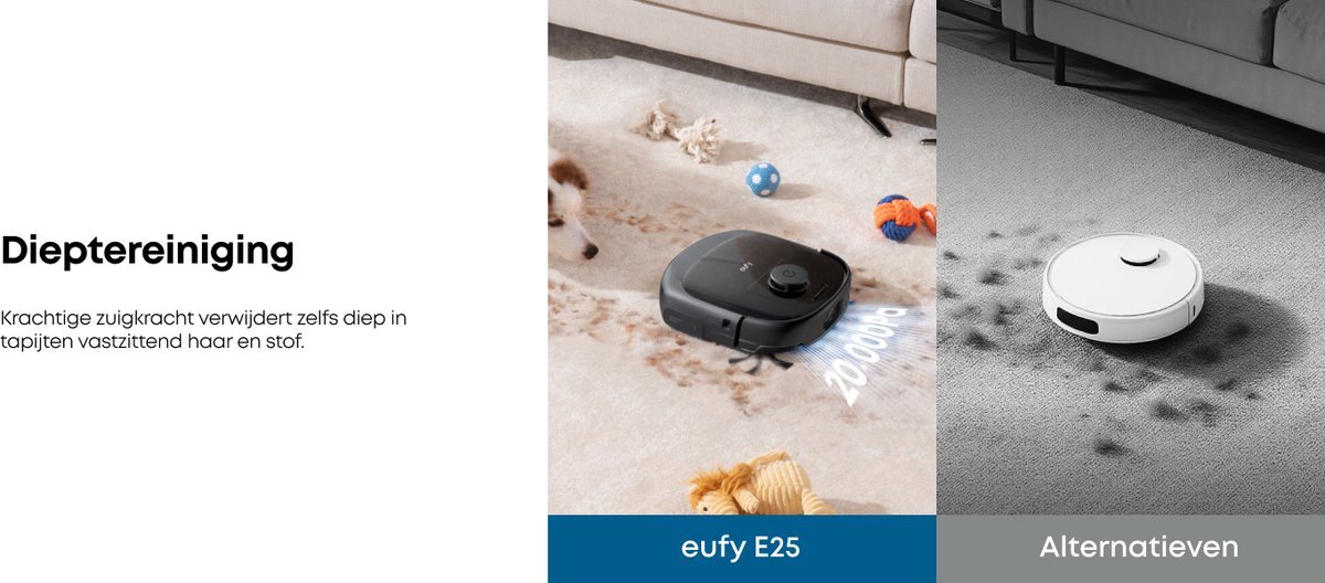 eufy Omni E25 Robotstofzuiger