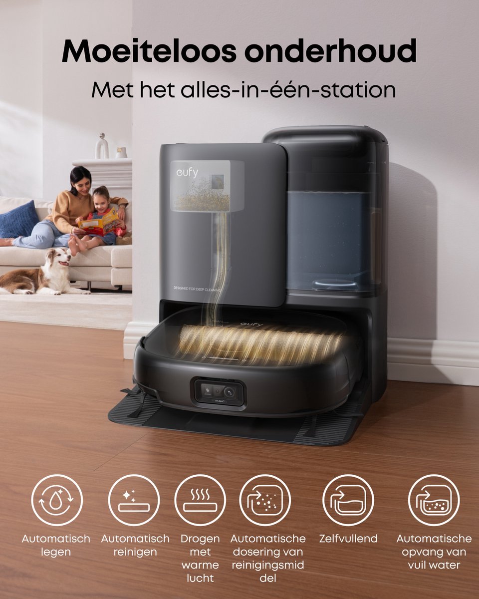 eufy Omni E25 Robotstofzuiger