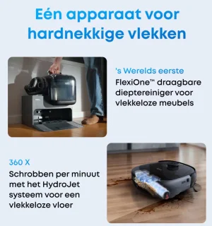 eufy Omni E28 Robotstofzuiger met All-in-One Station