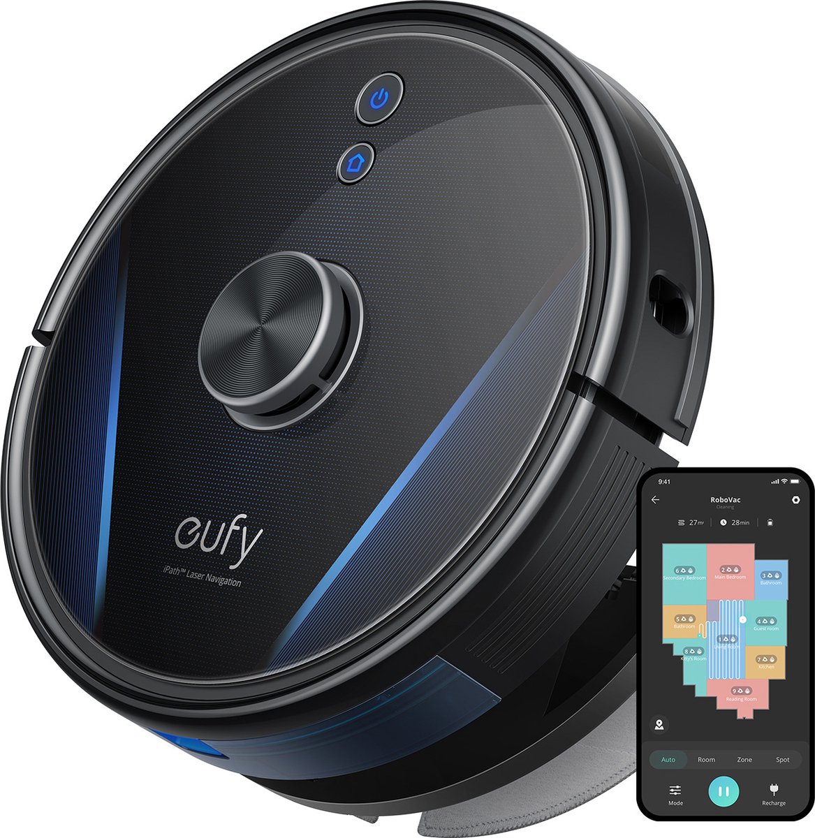 eufy RoboVac LR30 Hybrid+ robotstofzuiger en dweil