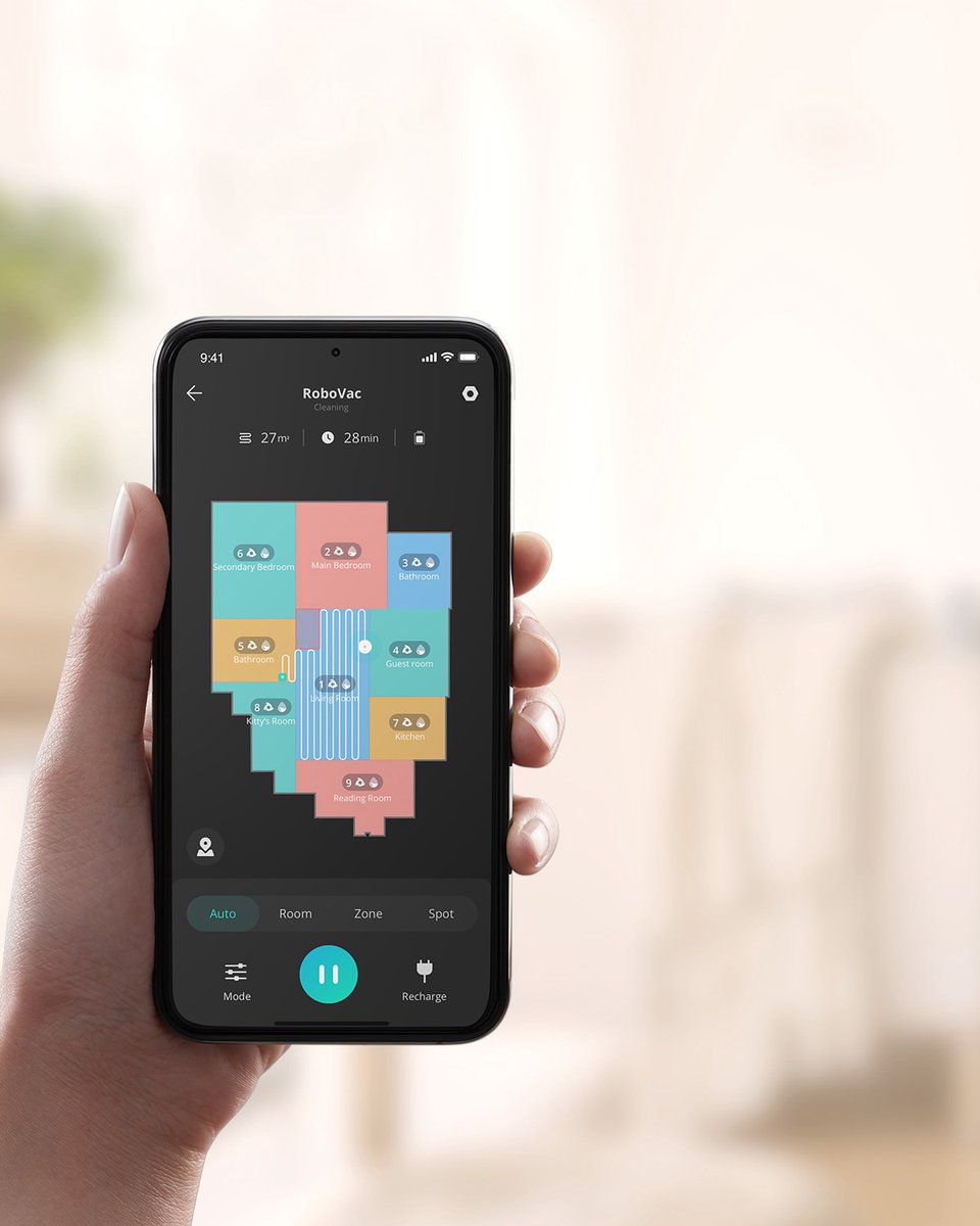 eufy RoboVac LR30 Hybrid+ robotstofzuiger en dweil