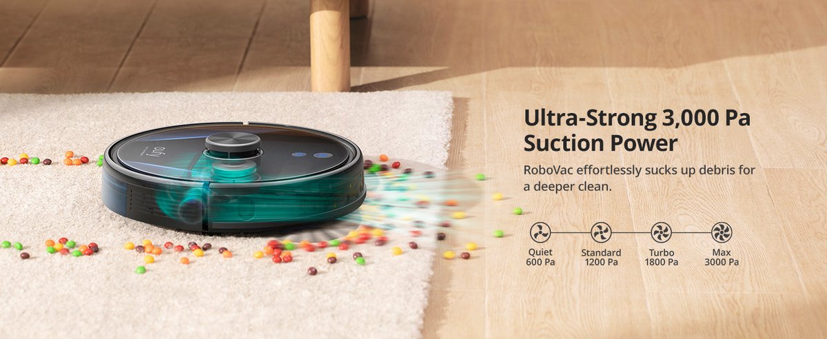 eufy RoboVac LR30 Hybrid+ robotstofzuiger en dweil