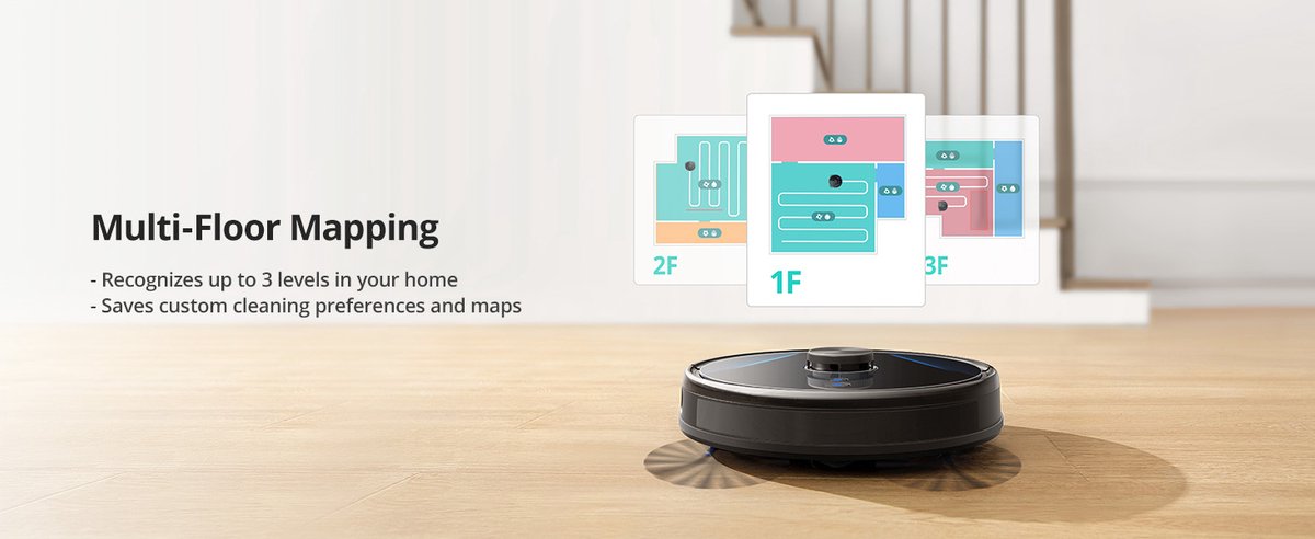eufy RoboVac LR30 Hybrid+ robotstofzuiger en dweil