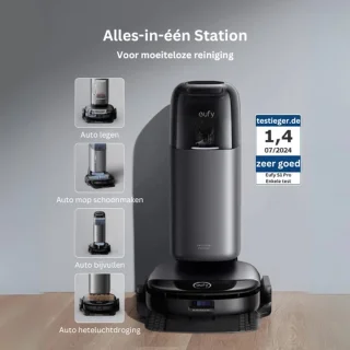 eufy S1 Pro Complete Robotstofzuiger met All-in-One Station