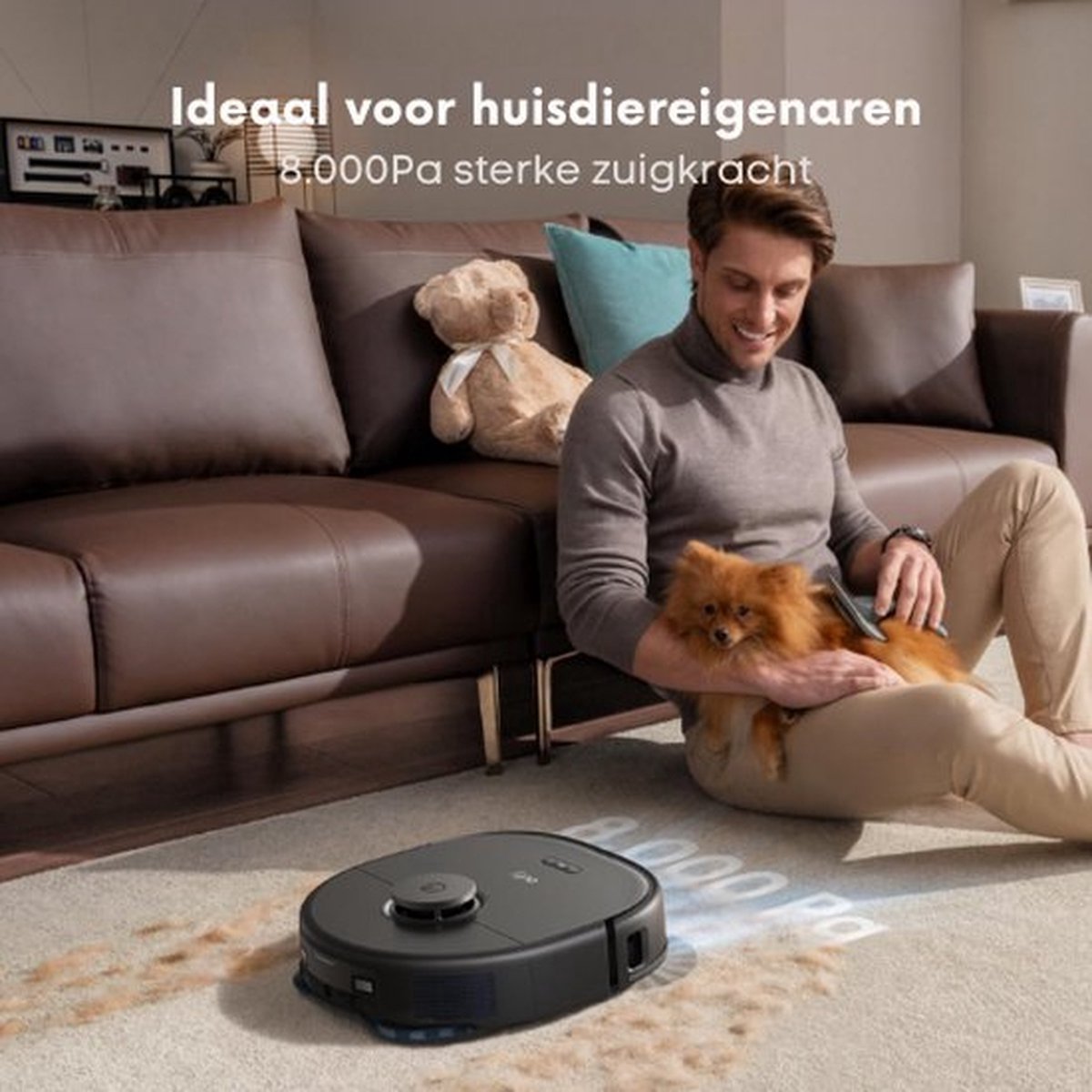 eufy X10 Pro Omni robotstofzuiger met dweil en vervangingssets