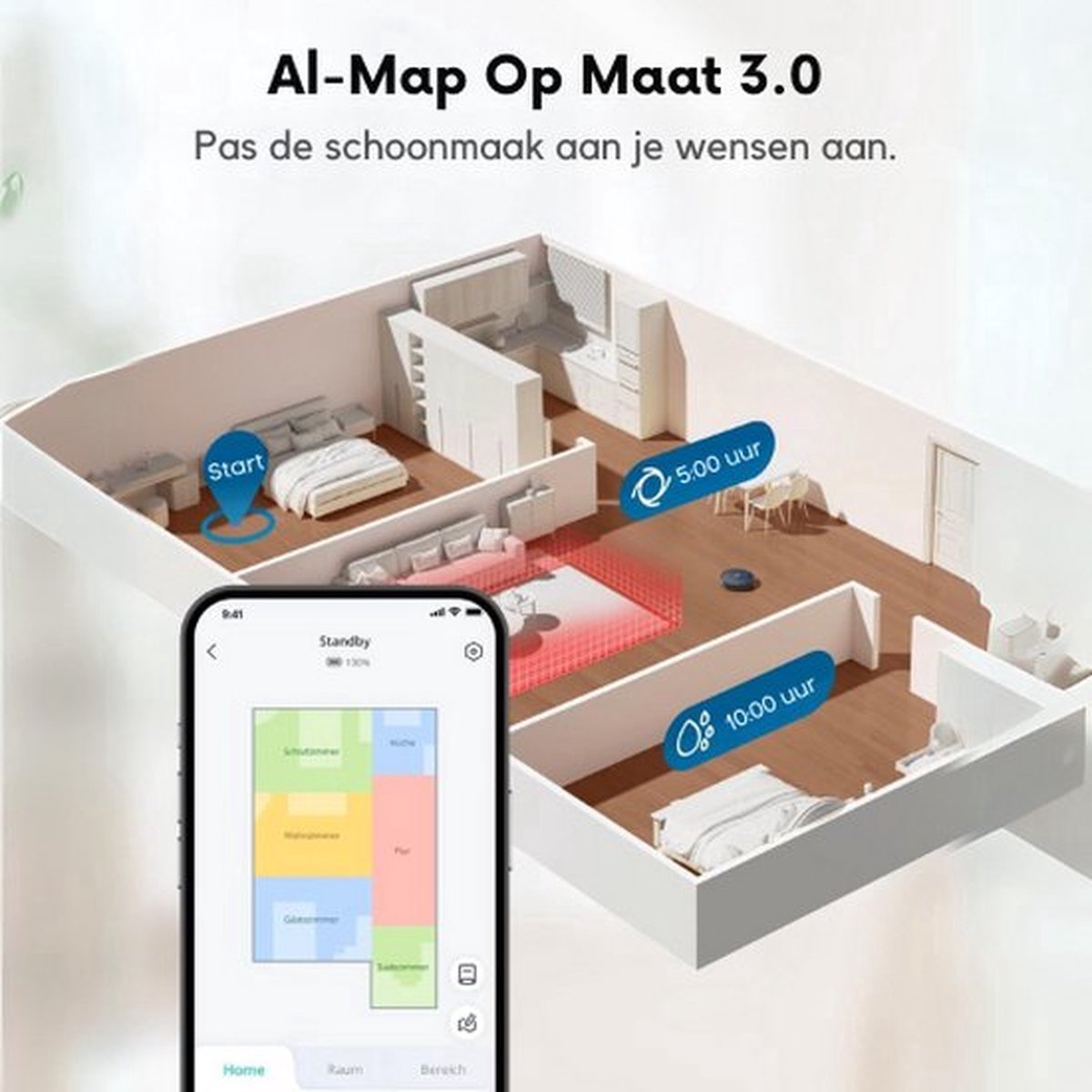 eufy X10 Pro Omni robotstofzuiger met dweil en vervangingssets
