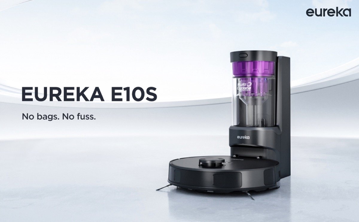 Eureka E10S Robotstofzuiger Zwart