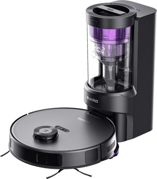 Eureka E10S Robotstofzuiger Zwart