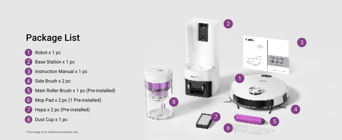 Eureka E20 Plus White Robotstofzuiger