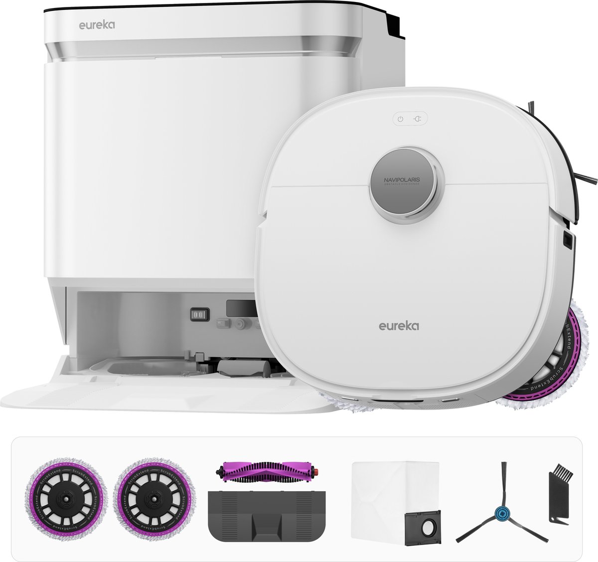 Eureka J15 Pro Ultra White robotstofzuiger