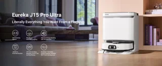 Eureka J15 Pro Ultra White robotstofzuiger