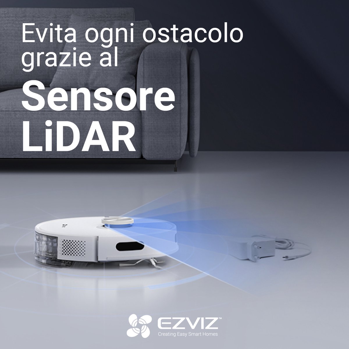 Ezviz RE4 Plus Robotstofzuiger Wit