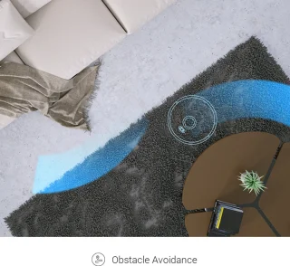 EZVIZ RE4 Plus Robotstofzuiger Zwart