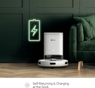 EZVIZ RE4 Plus Robotstofzuiger Zwart