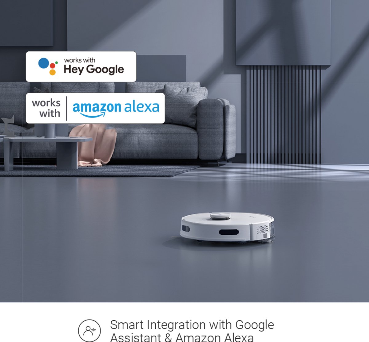 EZVIZ RE4 Plus Robotstofzuiger Zwart