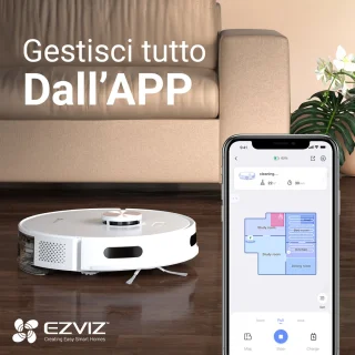 Ezviz RE4 Robotstofzuiger Wit