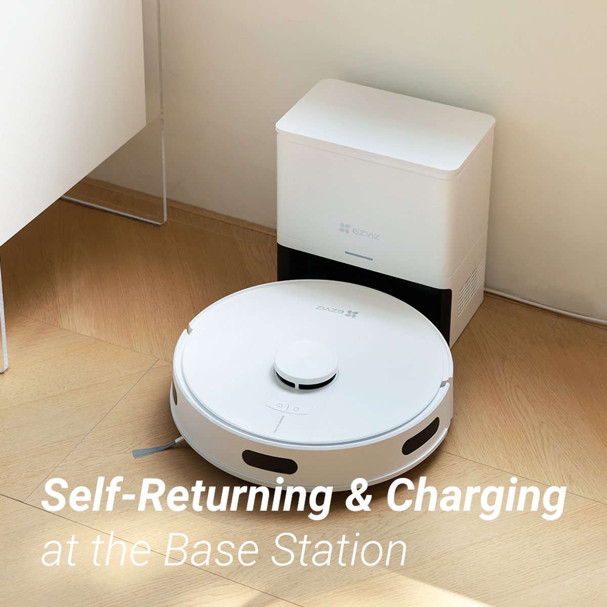 Ezviz RE4C Plus Robotstofzuiger met Leegstation