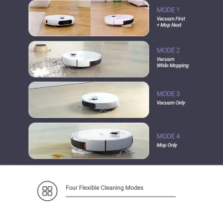 EZVIZ RS2 Robotstofzuiger Wit
