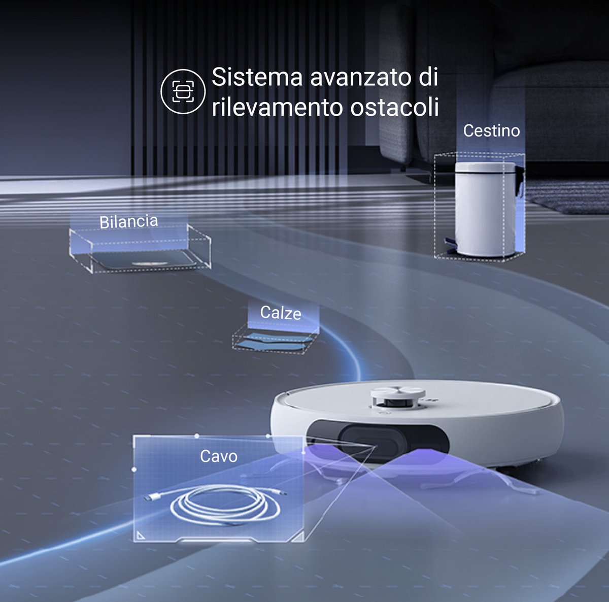 EZVIZ RS2 Robotstofzuiger Wit