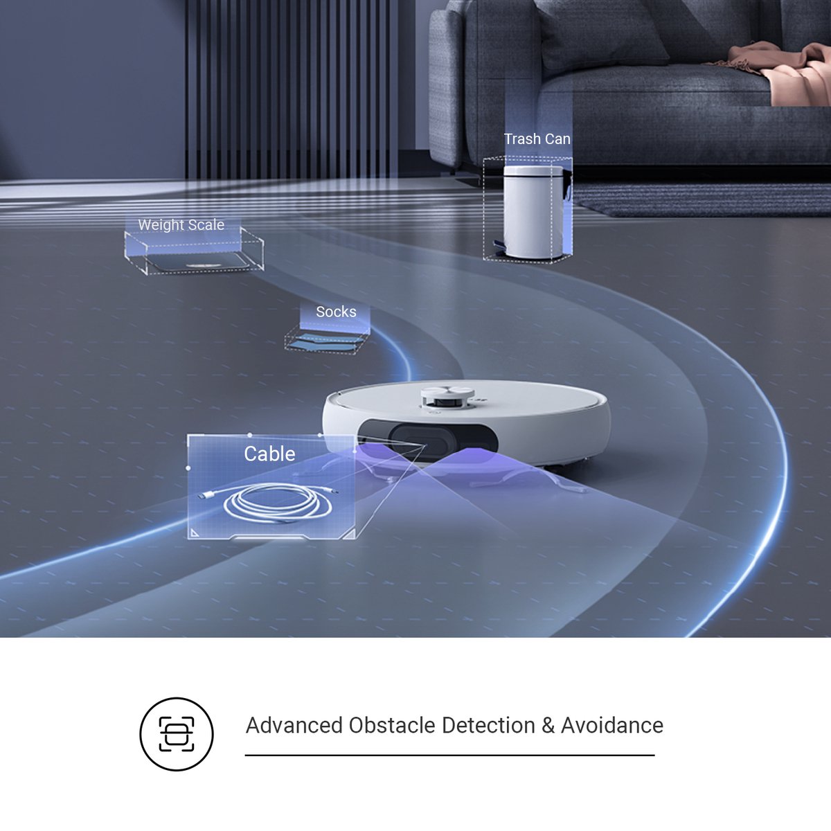 EZVIZ RS2 Robotstofzuiger Wit