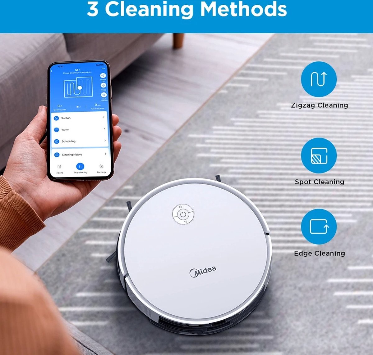 Wat vinden we goed aan de G Slam Robotstofzuiger Met Laadstation Wit