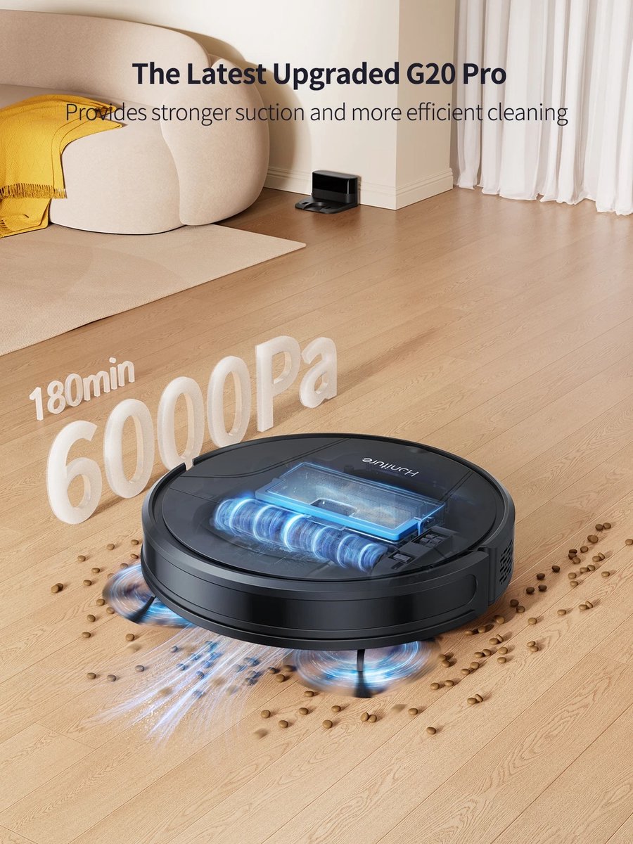 G20pro Robotstofzuiger Zwart