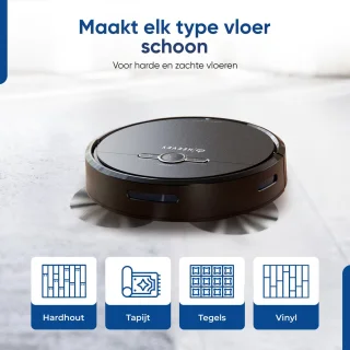 Heevey Robotstofzuiger met Dweilfunctie