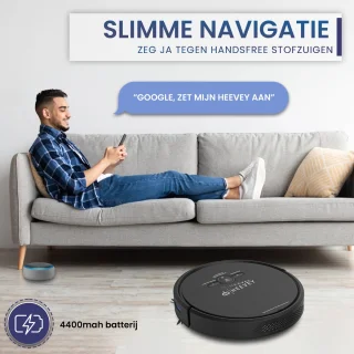 Heevey Robotstofzuiger met Dweilfunctie