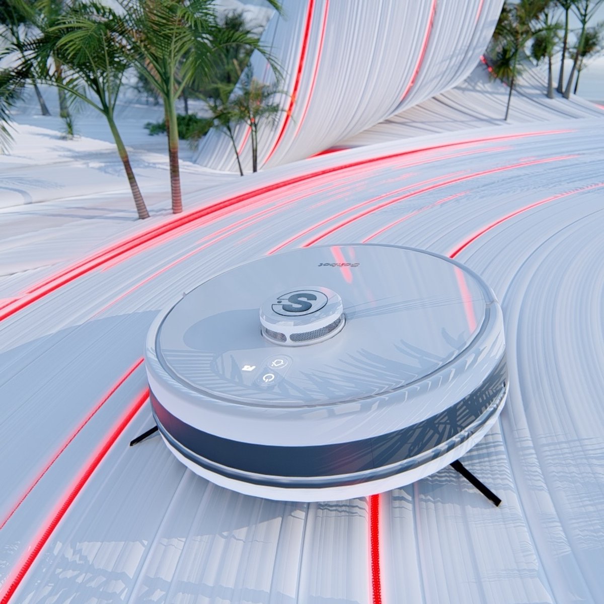 Hybride LDS Robotstofzuiger 2880PA Met Waterafvoer