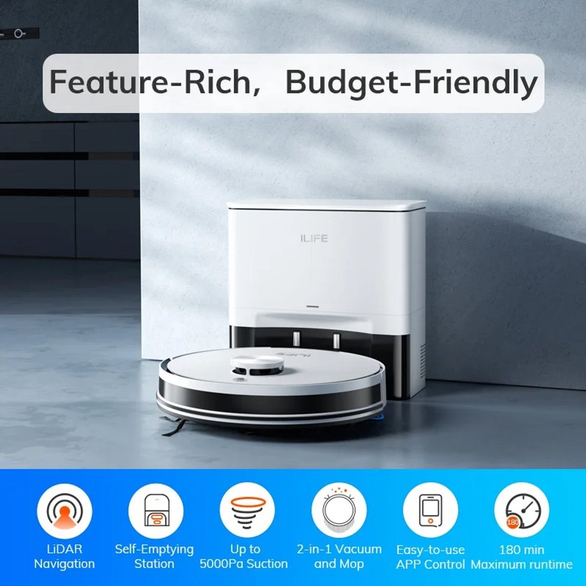 Ilife A30 Pro Robotstofzuiger
