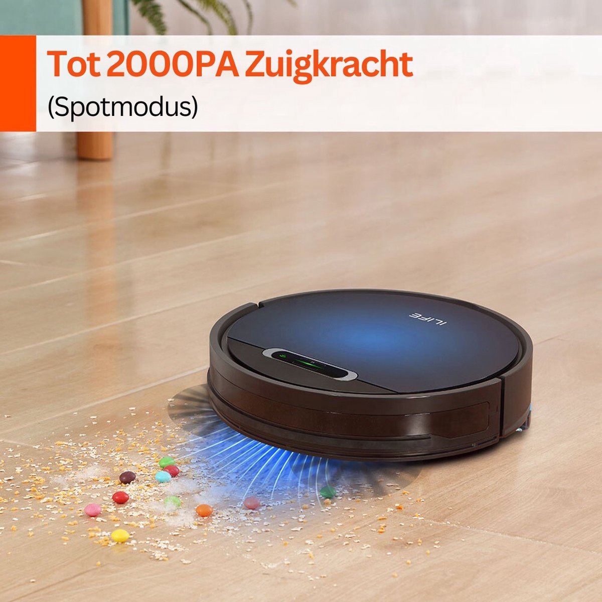 ILIFE B5 Max Robotstofzuiger Majesticmania Zwart