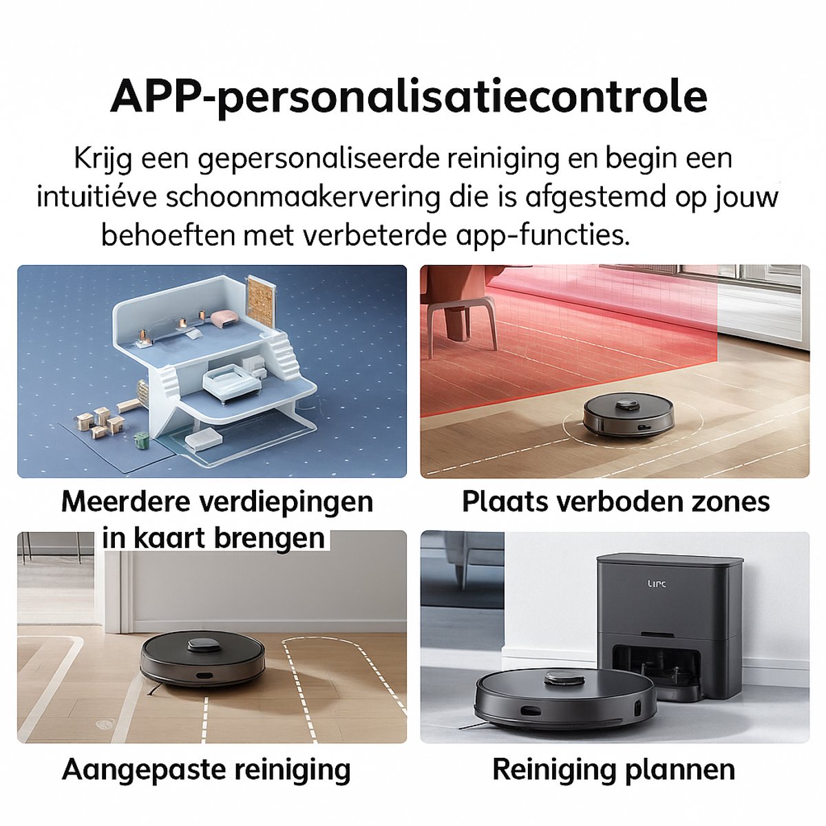 Ilife T20 S Robotstofzuiger met laadstation