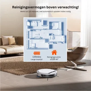 Ilife V3x Robotstofzuiger met dweil