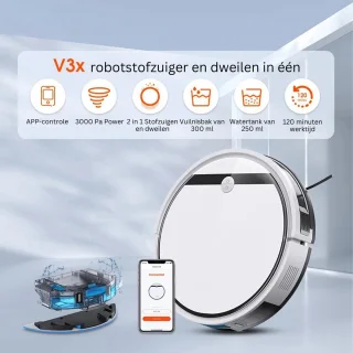 Ilife V3x Robotstofzuiger met dweil