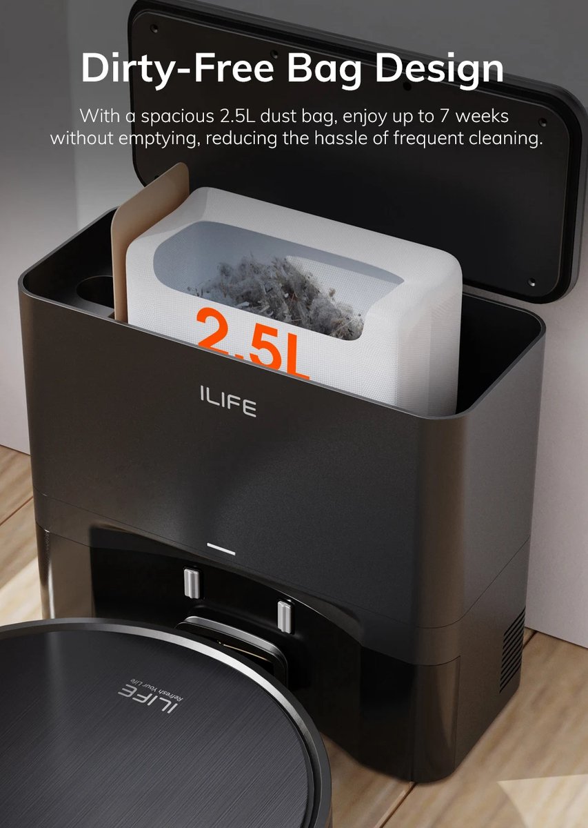 ILIFE V9Pro robotstofzuiger