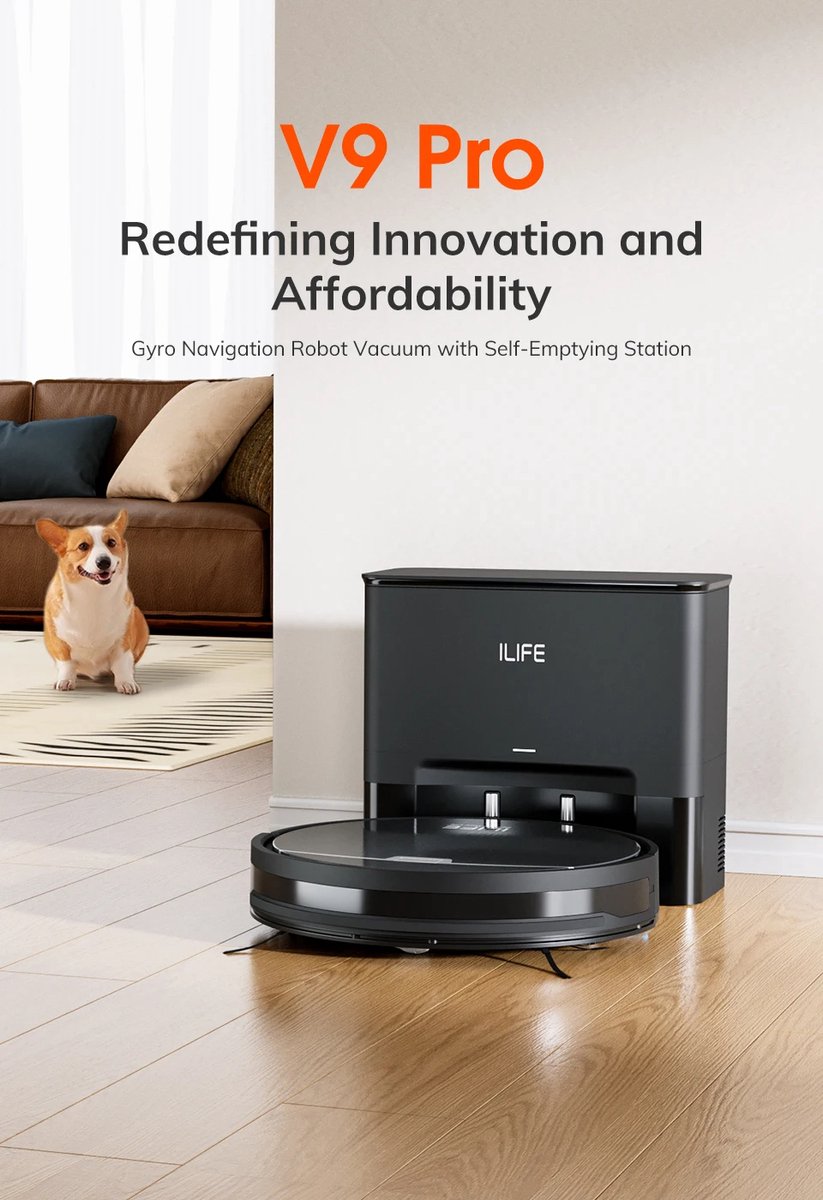 ILIFE V9Pro robotstofzuiger