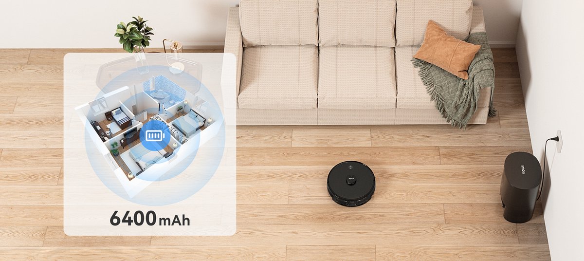 Imou RV1 Pro Max Robotstofzuiger Met Laadstation En Dweilfunctie