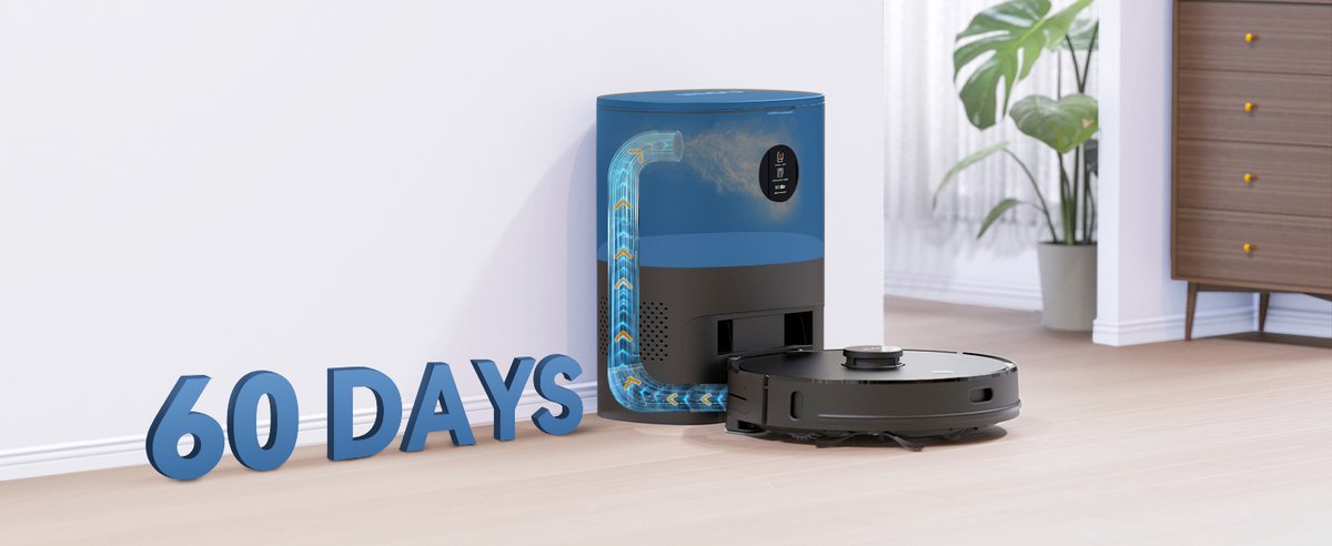 Imou RV1 Pro Max Robotstofzuiger Met Laadstation En Dweilfunctie