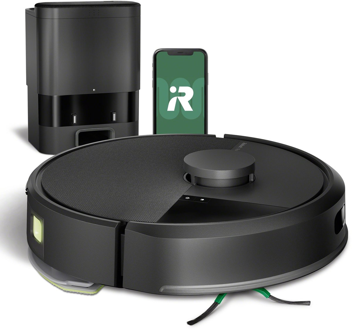 De iRobot Roomba 105 Combo Robotstofzuiger met AutoEmpty Dock Zwart in één oogopslag