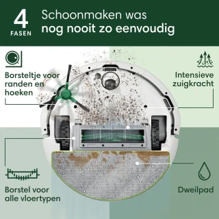 iRobot Roomba 105 Combo robotstofzuiger wit