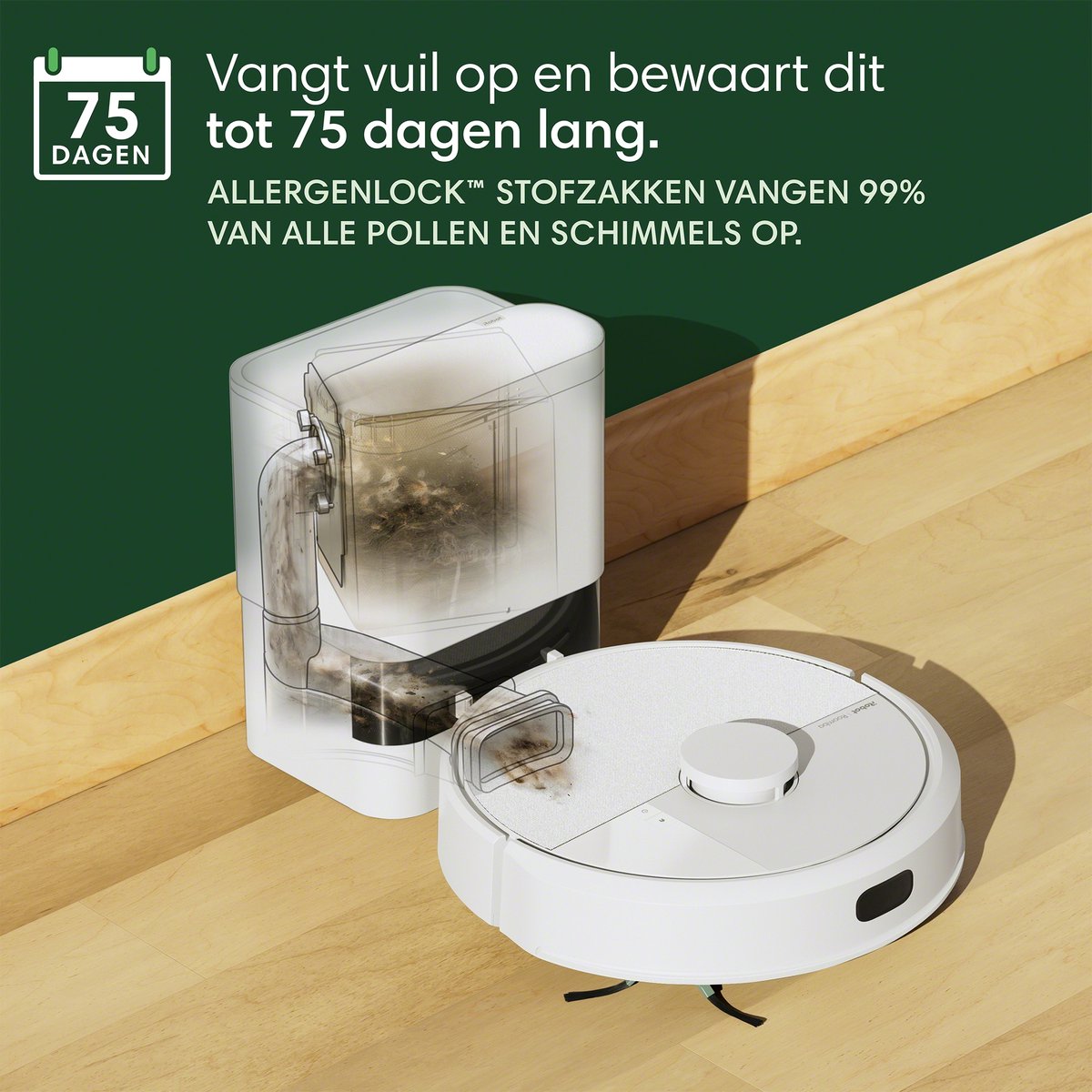 iRobot Roomba 105 Combo Robotstofzuiger Wit (Y3512)