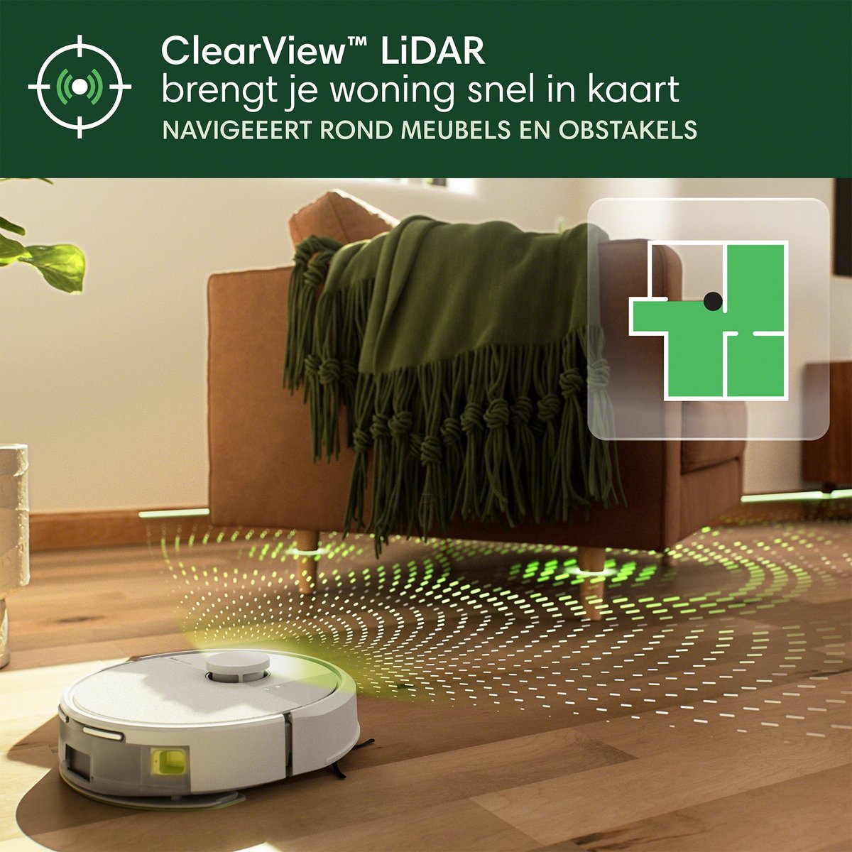 iRobot Roomba 105 Combo Robotstofzuiger Wit (Y3512)