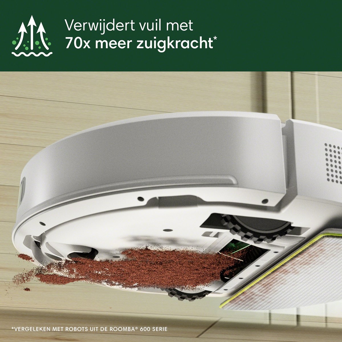 iRobot Roomba 105 Combo Robotstofzuiger Wit (Y3512)