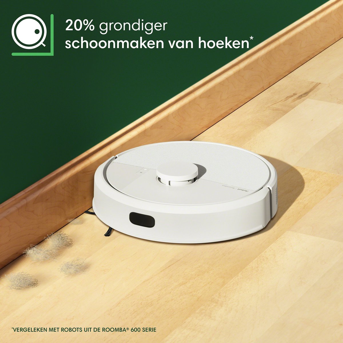 iRobot Roomba 105 Combo Robotstofzuiger Wit (Y3512)