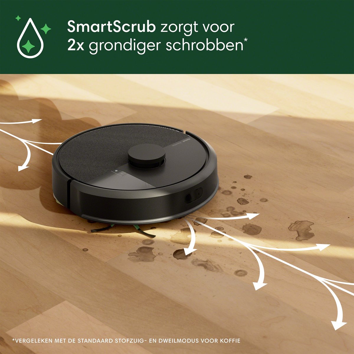 iRobot Roomba 105 Combo Robotstofzuiger Zwart
