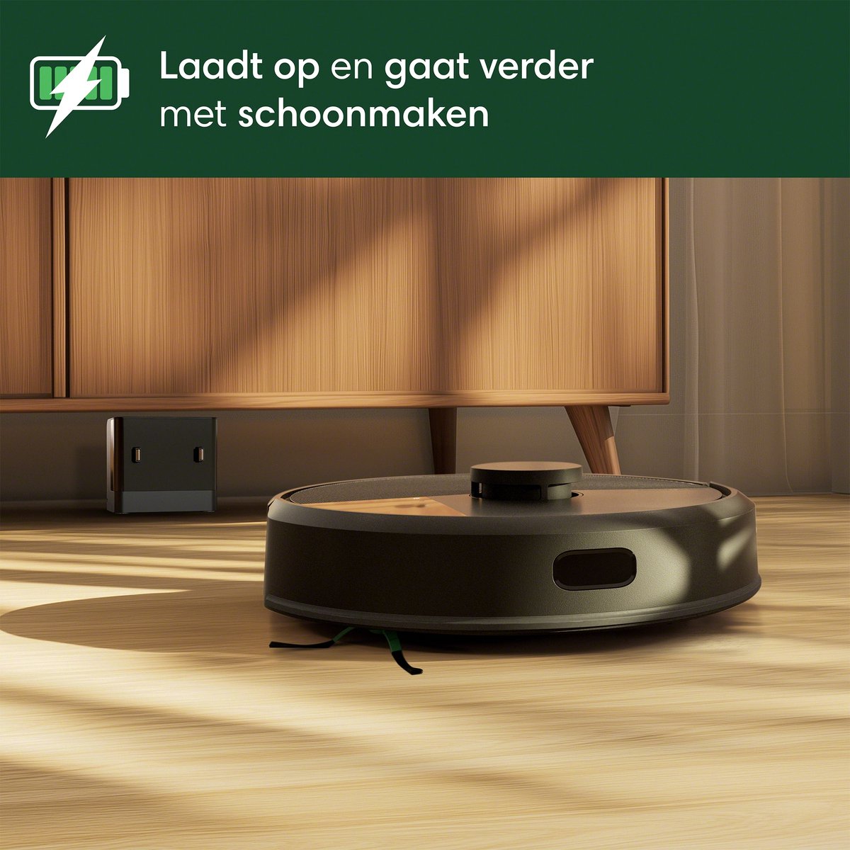 iRobot Roomba 105 Combo Robotstofzuiger Zwart