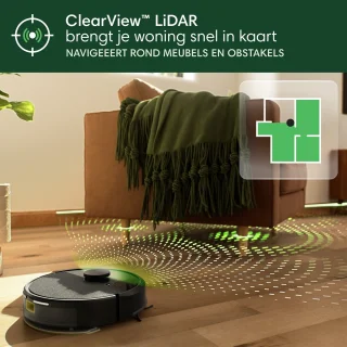iRobot Roomba 105 Combo Robotstofzuiger Zwart