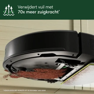 iRobot Roomba 105 Combo Robotstofzuiger Zwart