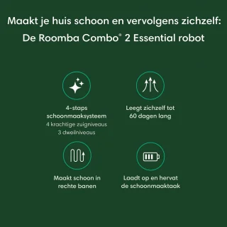 iRobot Roomba Combo® 2 Essential + AutoWash Dock Wit Y0512