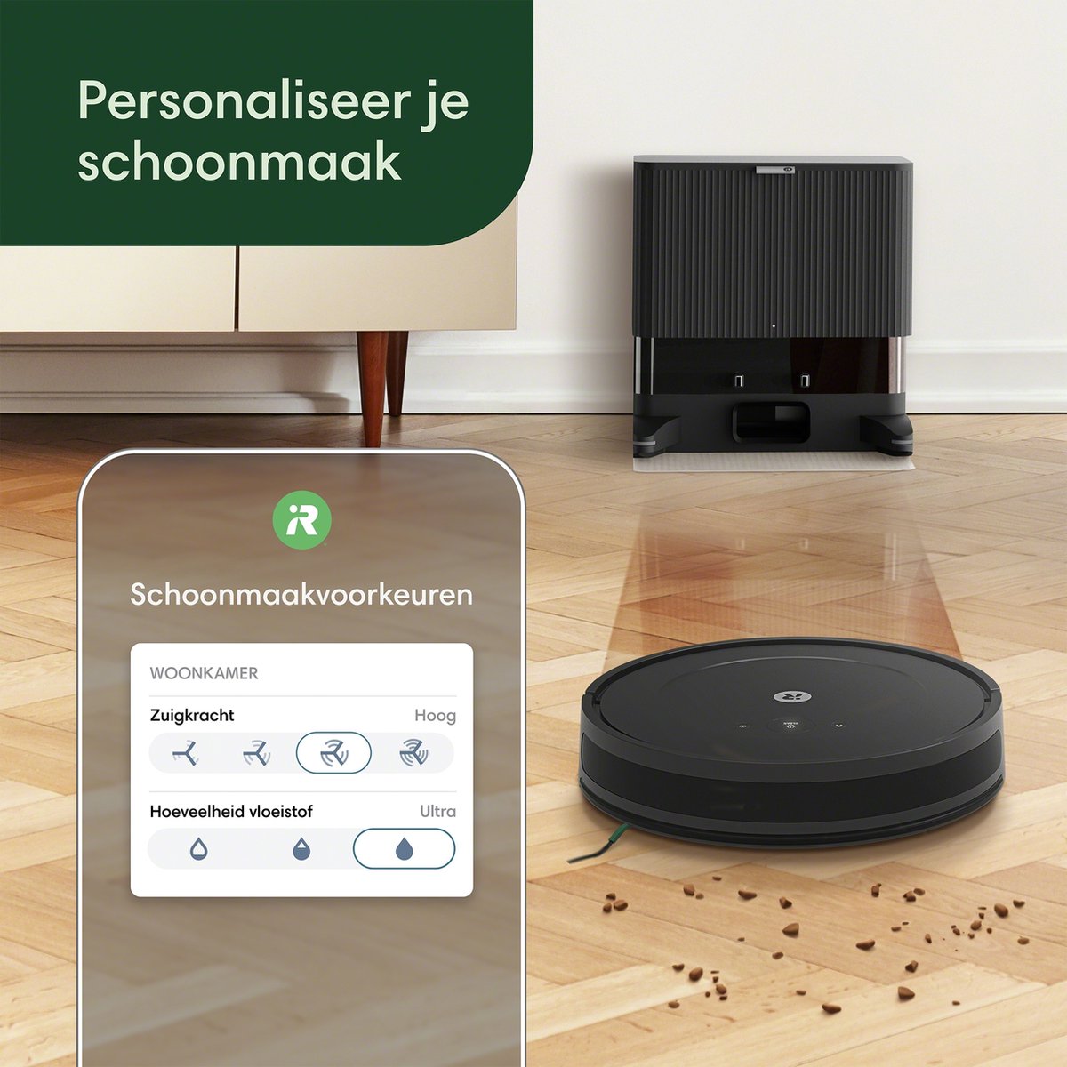 iRobot Roomba Combo 2 Essential AutoWash Dock Zwart Y0510